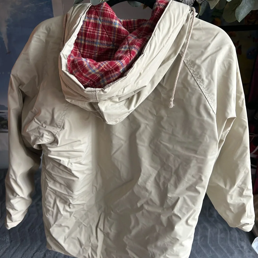 💗tan and flannel jacket - Picture 3 of 7